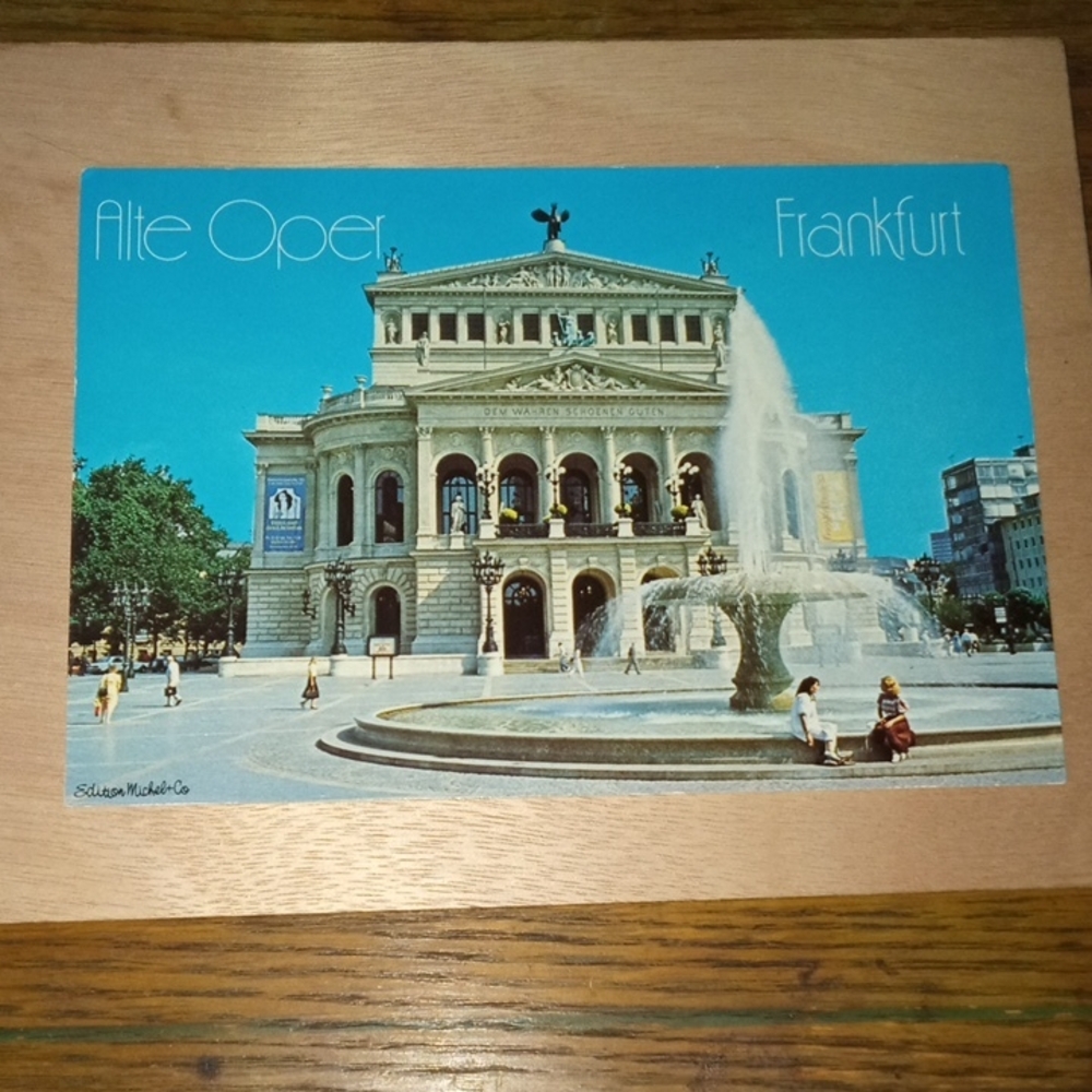 Frankfurt Alte Oper Postcard